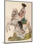 'Vauxhall Porcelain figure, probably representing Ferdinand, Duke of Brunswick', c1755-60-Unknown-Mounted Giclee Print