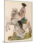 'Vauxhall Porcelain figure, probably representing Ferdinand, Duke of Brunswick', c1755-60-Unknown-Mounted Giclee Print