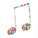 Headphones Consist of Dots-Vaver Anton-Framed Art Print