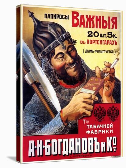 Vazhniya Important Filtered Cigarettes from Bogdanov of St. Petersburg-null-Stretched Canvas