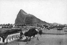 Gibraltar Rock from Campo, Early 20th Century-VB Cumbo-Giclee Print