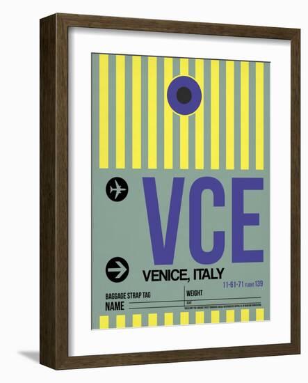 VCE Venice Luggage Tag I-NaxArt-Framed Art Print