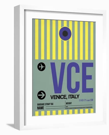 VCE Venice Luggage Tag I-NaxArt-Framed Art Print