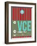 VCE Venice Luggage Tag II-NaxArt-Framed Art Print