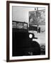 VD Poster in Front of BMW Automobile Plant-Walter Sanders-Framed Photographic Print