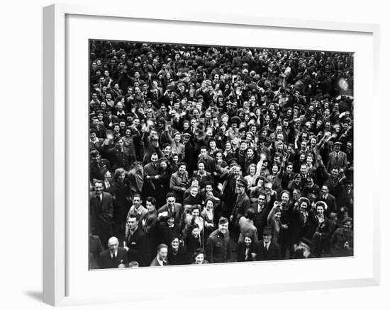 Ve Day Celebrations in London 1945-Nixon Greaves and-Framed Photographic Print