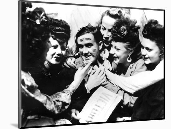 Ve Day Celebrations, Paris, 8 May 1945-null-Mounted Giclee Print