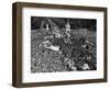 Ve Day Revelers Outside Buckingham Palace-null-Framed Photographic Print