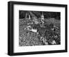 Ve Day Revelers Outside Buckingham Palace-null-Framed Photographic Print