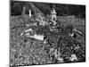 Ve Day Revelers Outside Buckingham Palace-null-Mounted Photographic Print