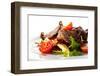 Veal and Mushrooms Salad with Mixed Salad Leaves and Cherry Tomato-svry-Framed Photographic Print