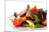 Veal and Mushrooms Salad with Mixed Salad Leaves and Cherry Tomato-svry-Mounted Photographic Print