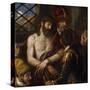 Vecellio di Gregorio Tiziano (Attribution) / 'Ecce Homo', 1565-1570, Italian School, Oil on canv...-TITIAN-Stretched Canvas