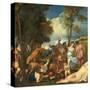 Vecellio di Gregorio Tiziano / 'Bacchanal on Andros', 1523-1526, Italian School, Oil on canvas, ...-TITIAN-Stretched Canvas