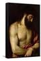 Vecellio di Gregorio Tiziano / 'Ecce Homo', 1547, Italian School, Oil on slate, 69 cm x 56 cm, P...-TITIAN-Framed Stretched Canvas
