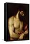 Vecellio di Gregorio Tiziano / 'Ecce Homo', 1547, Italian School, Oil on slate, 69 cm x 56 cm, P...-TITIAN-Framed Stretched Canvas