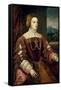 Vecellio di Gregorio Tiziano / 'Empress Isabel of Portugal', 1548, Italian School, Oil on canvas...-TITIAN-Framed Stretched Canvas