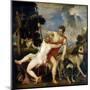 Vecellio di Gregorio Tiziano / 'Venus and Adonis', 1554, Italian School, Oil on canvas, 186 cm x...-TITIAN-Mounted Poster