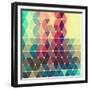 Vector Abstract Colorful Geometric Pattern-Maksim Krasnov-Framed Premium Giclee Print