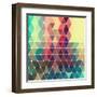 Vector Abstract Colorful Geometric Pattern-Maksim Krasnov-Framed Art Print