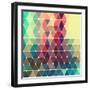 Vector Abstract Colorful Geometric Pattern-Maksim Krasnov-Framed Art Print