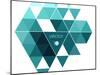 Vector Abstract Geometric Banner with Triangle-Click Bestsellers-Mounted Art Print