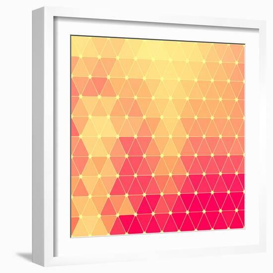 Vector Abstract Geometric Pattern-Maksim Krasnov-Framed Art Print
