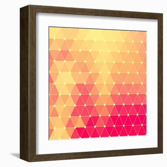 Vector Abstract Geometric Pattern-Maksim Krasnov-Framed Art Print