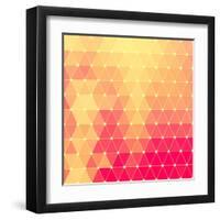 Vector Abstract Geometric Pattern-Maksim Krasnov-Framed Art Print