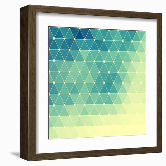 Vector Abstract Geometric Pattern-Maksim Krasnov-Framed Art Print