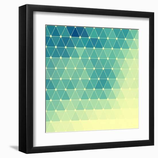 Vector Abstract Geometric Pattern-Maksim Krasnov-Framed Art Print