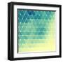 Vector Abstract Geometric Pattern-Maksim Krasnov-Framed Art Print