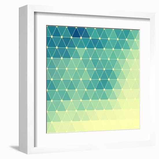 Vector Abstract Geometric Pattern-Maksim Krasnov-Framed Art Print