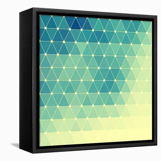 Vector Abstract Geometric Pattern-Maksim Krasnov-Framed Stretched Canvas