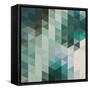 Vector Abstract Triangles Background-Maksim Krasnov-Framed Stretched Canvas