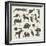 Vector Animals Set-vector pro-Framed Art Print