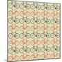 Vector Bicycle Pattern-resnak-Mounted Art Print