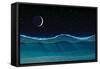 Vector Cartoon Deep Sea Ocean Seascape, Landscape. Underwater, Undersea, Seabed, Bottom Panorama Vi-VetraKori-Framed Stretched Canvas