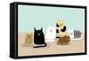 Vector Cats-lyeyee-Framed Stretched Canvas