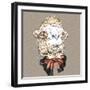 Vector Closeup Portrait of Funny Camel Hipster-kavalenkava volha-Framed Art Print