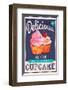 Vector Cupcakes Poster-null-Framed Art Print