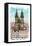 Vector Drawing of Church Our Lady before Tyn in Prague, Czech Republic-Misha-Framed Stretched Canvas