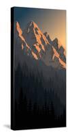 Vector Evening Mountains Landscape-ekolara-Stretched Canvas