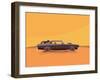 Vector Flat Illustration of a Vehicle for the Apocalypse-supercaps-Framed Art Print