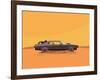 Vector Flat Illustration of a Vehicle for the Apocalypse-supercaps-Framed Art Print