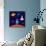 Vector Flat Space Elements with Spaceship and Planets.-Inshpulya-Mounted Art Print displayed on a wall