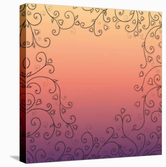 Vector Flower Background.-irska-Stretched Canvas