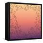 Vector Flower Background.-irska-Framed Stretched Canvas