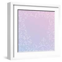 Vector Flower Background.-irska-Framed Art Print