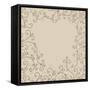 Vector Flower Background.-irska-Framed Stretched Canvas